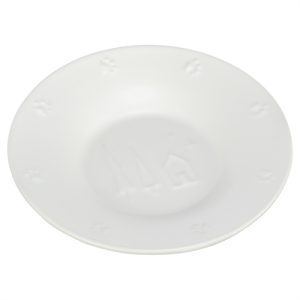 Trixie voerbak kat keramiek wit