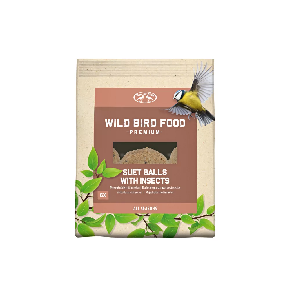 Vetbollen Insect Zonder Net – 6 stuks