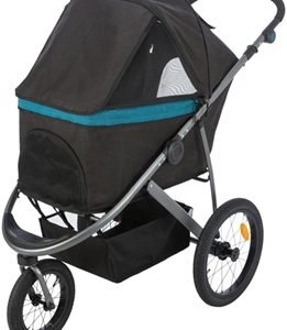 Trixie hondenbuggy zwart / petrol tot 20 kg