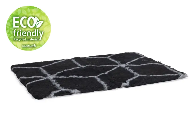 Beeztees Eco Vetbed Qub  — Zwart