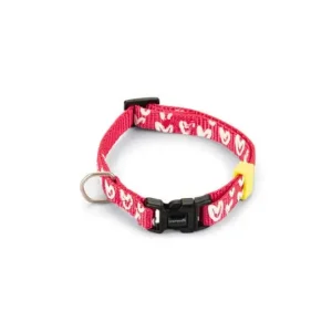 Beeztees Hondenhalsband Heart roze 20-30 cm