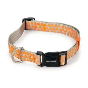 Beeztees nylon Hondenhalsband Triangle — Lichtgrijs