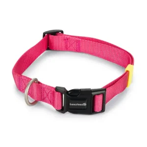 Beeztees nylon Hondenhalsband Uni — Roze