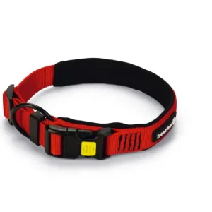 Beeztees Nylon Premium Hondenhalsband Parinca 40-45 cm — Rood