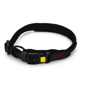 Beeztees Nylon Premium Hondenhalsband Parinca 45-50 cm — Zwart