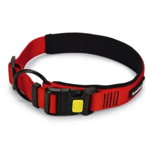 Beeztees Nylon Premium Hondenhalsband Parinca 50-55 cm — Rood