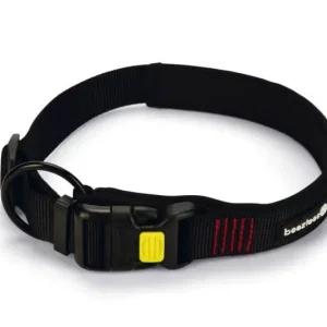 Beeztees Nylon Premium Hondenhalsband Parinca 60-65 cm — Zwart