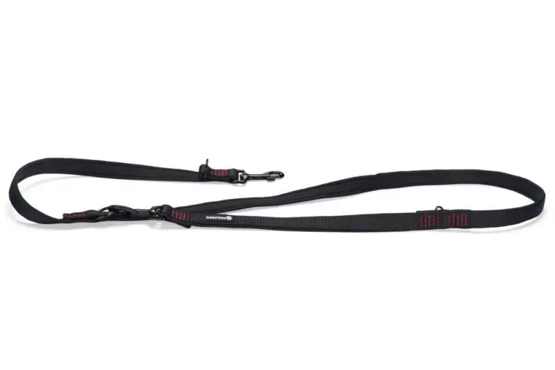 Beeztees Nylon Premium Hondenriem Parinca zwart 200×20 — 200 cm x 20 mm