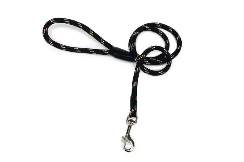 Beeztees Ronde Nylon Hondenriem zwart 125×13 mm — 125 cm x 13 mm