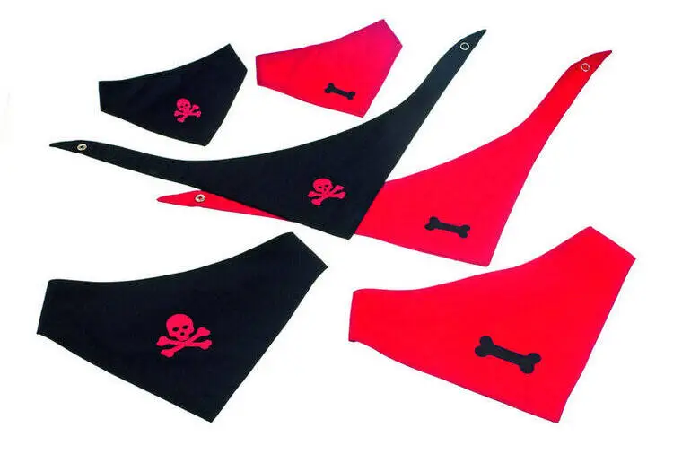 Karlie Bandana rood met kluifje 30-50 cm