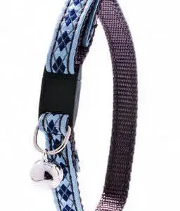 Karlie Rhombus kattenhalsbandje blauw 30 cm x 10 mm — Blauw