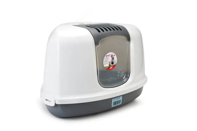 Nestor Corner Kattenbak 58x45x40 cm — Grijs