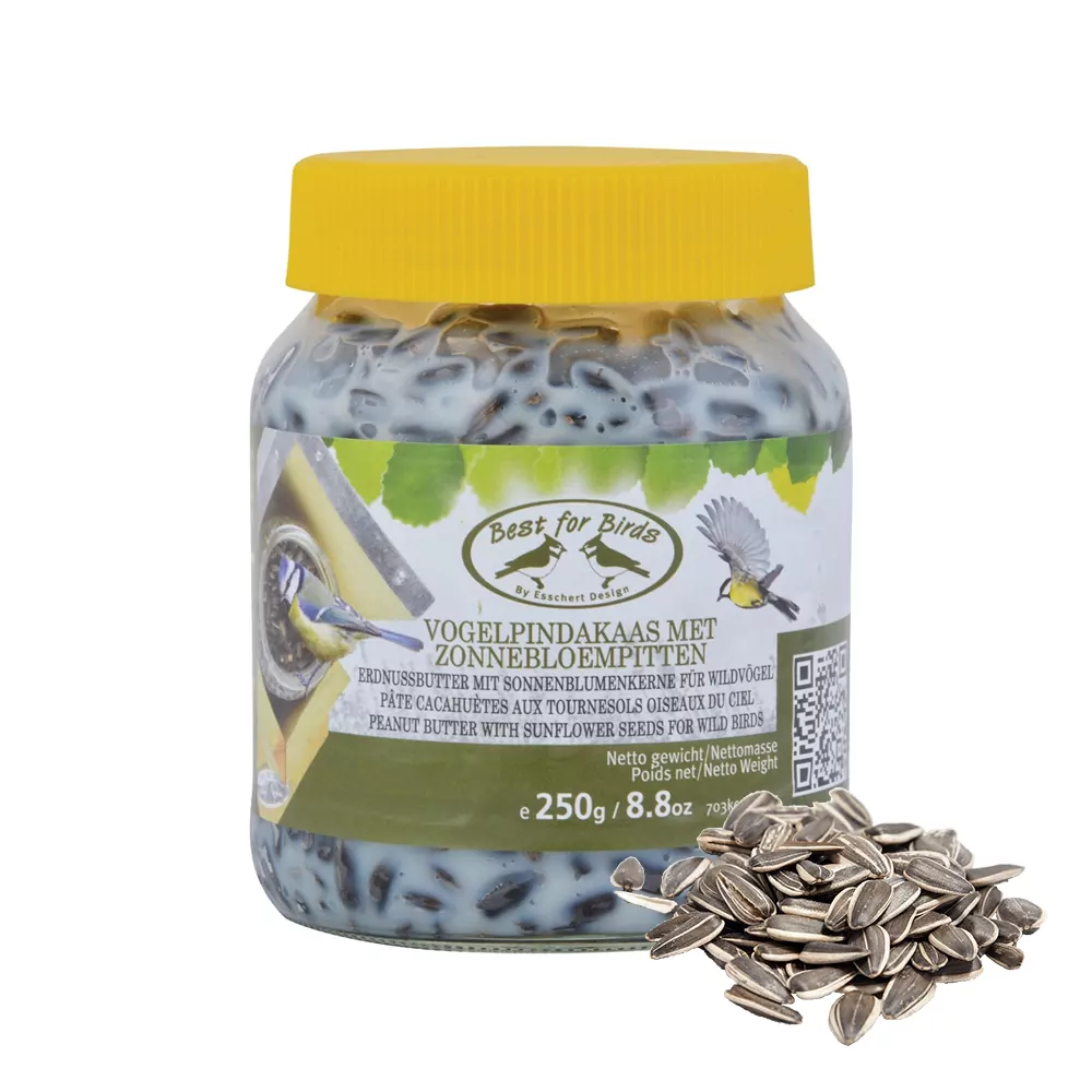 Vogelpindakaas – Tuinvogels Zonnebloempitten