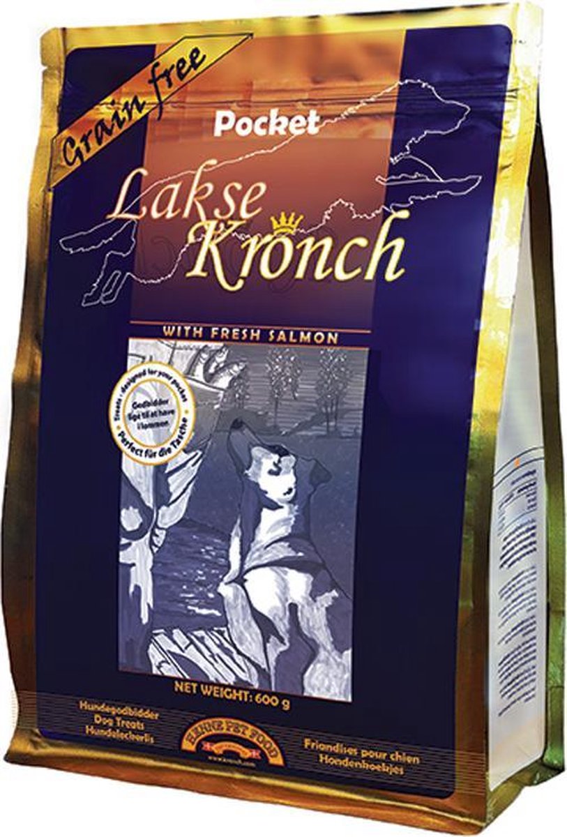 Lakse Kronch Zalmsnacks Pocket 600 gram