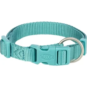 Premium Hondenhalsband Aqua Blue 15-25 cm