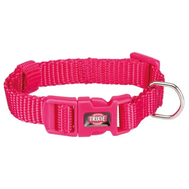 Premium Hondenhalsband Fuchsia 22-35 cm