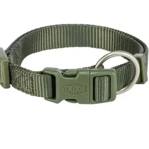 Premium Hondenhalsband Olijfgroen 22-35 cm