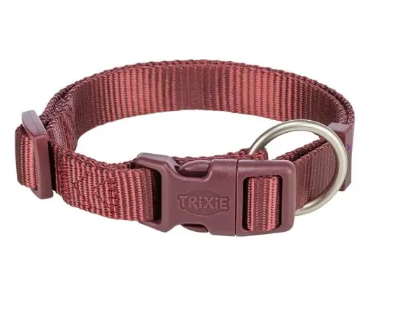Premium Hondenhalsband Sangria Rood 15-25 cm