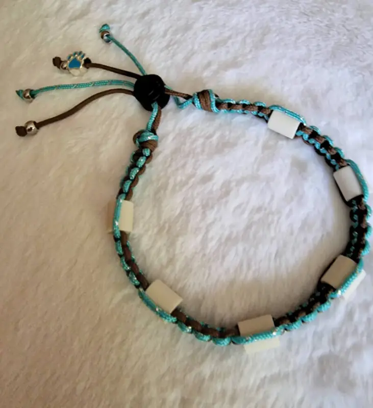 Tekenband Turquoise and Brown 25-39 cm