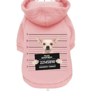Chihuahua Sweatshirt Police Mugshot Chihuahua — Roze