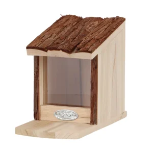 Eekhoorn – Voederhuis Boomschors Dak